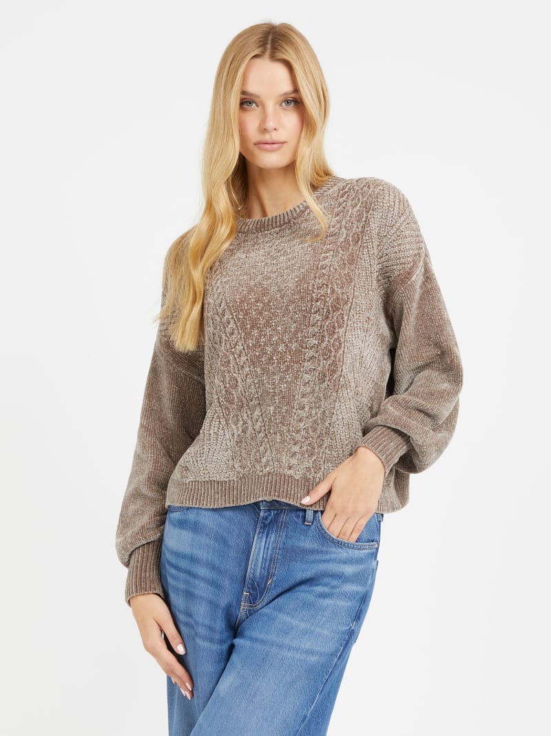 GUESS® Cable knit sweater