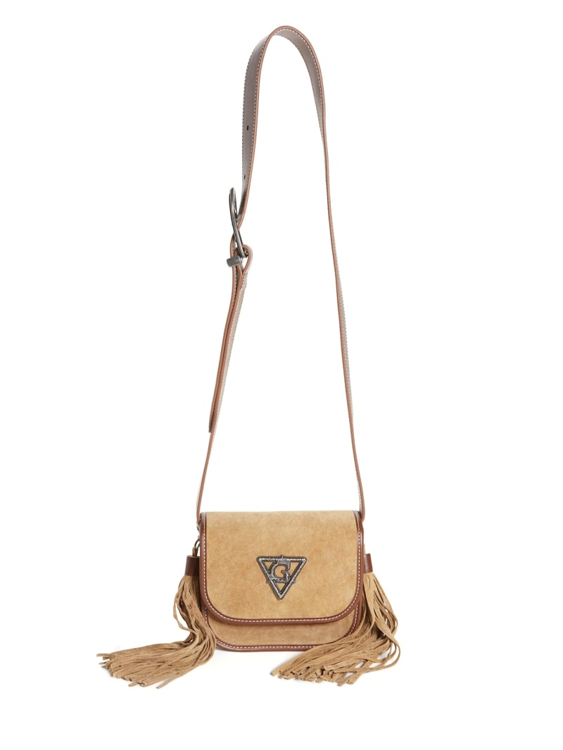 Mini fringes shoulder bag