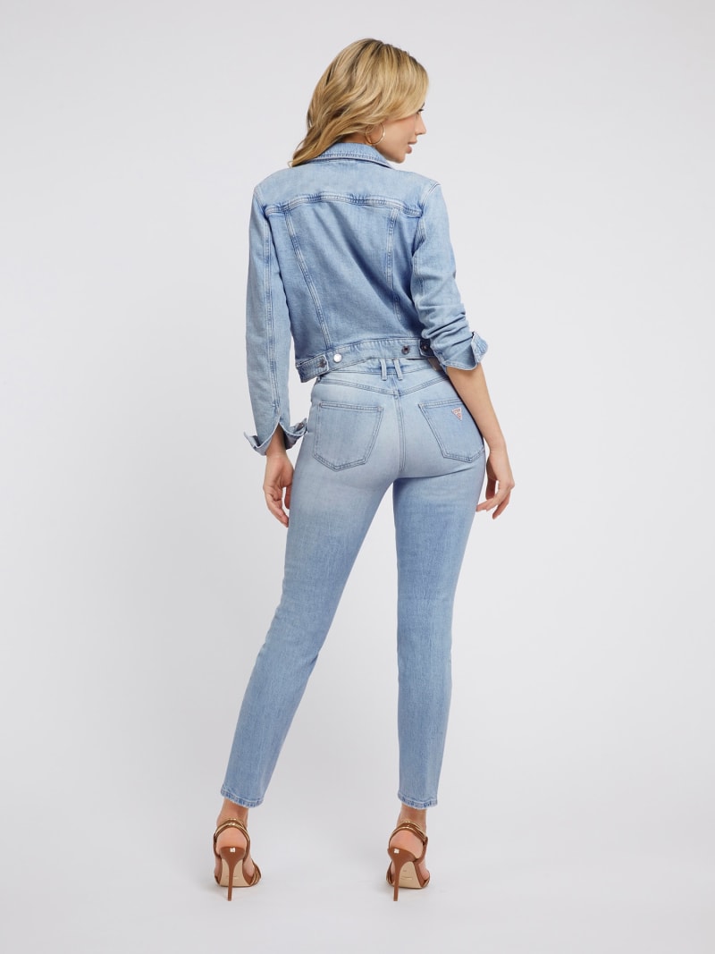 Jeans vestibilità skinny bottoni a vista Donna | GUESS® Sito Ufficiale