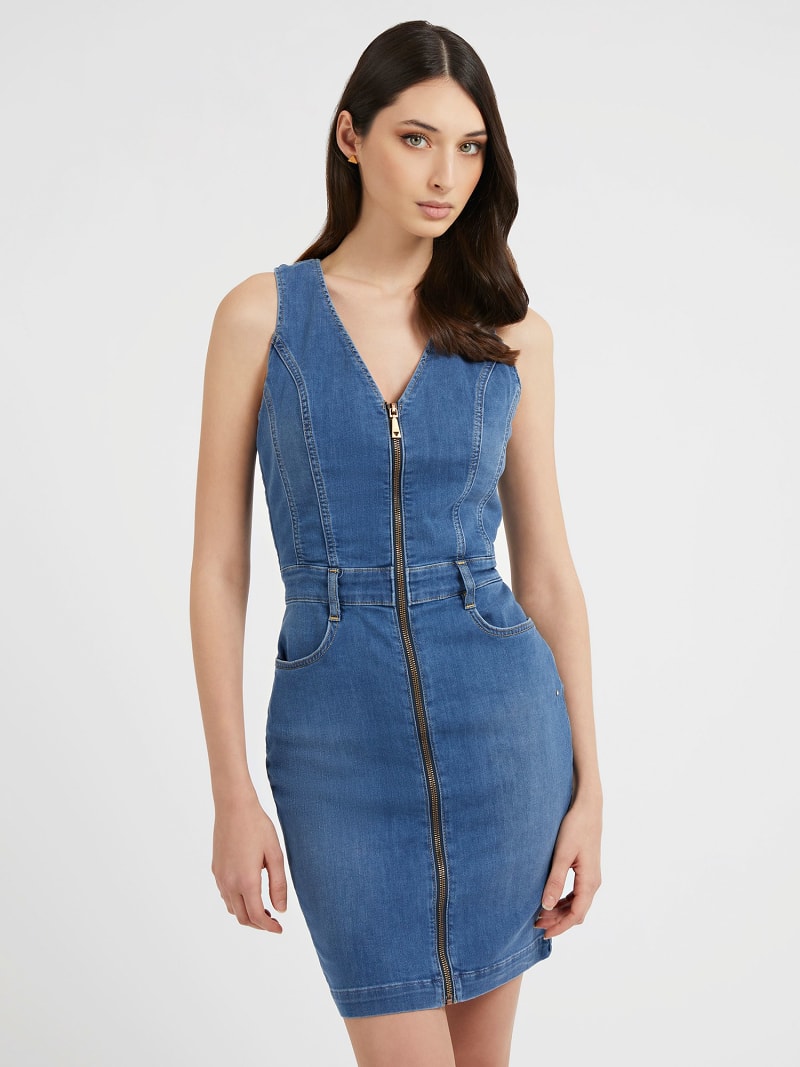 Denim guess dress sale