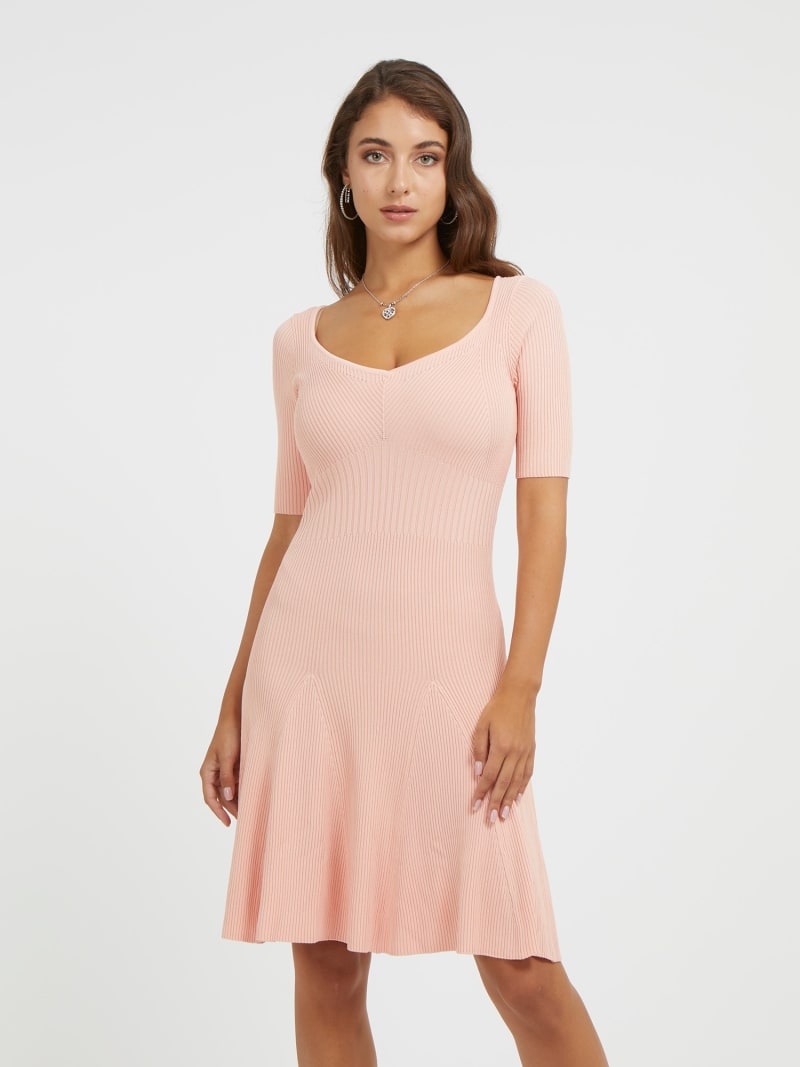 Guess fit and flare dress store