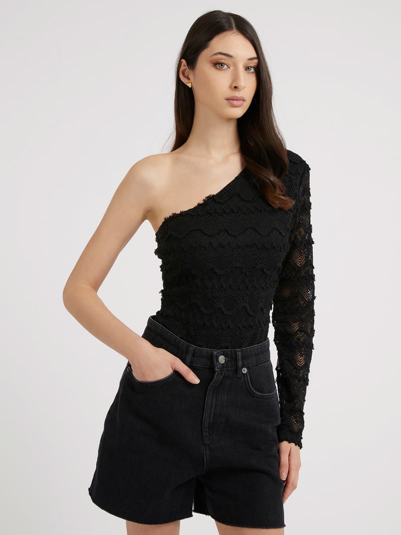 GUESS® One shoulder embroidered body