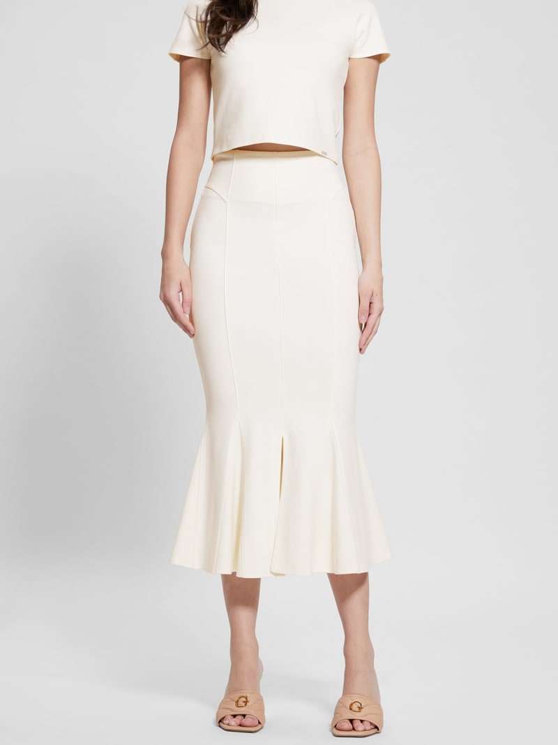 GUESS Ruffled midi skirt Women