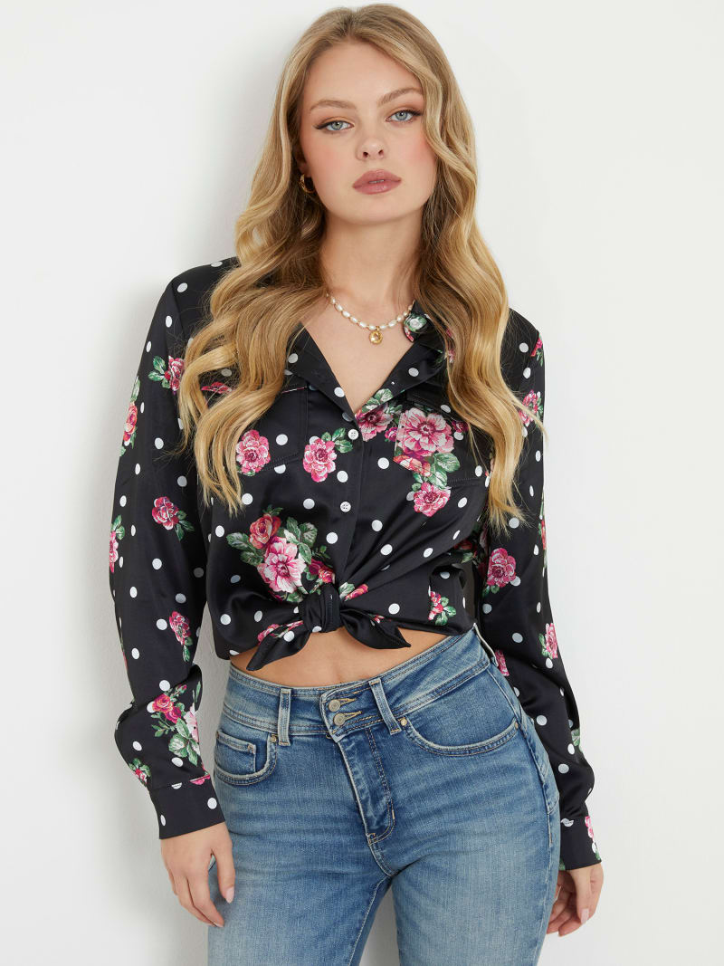 GUESS Camisa topos Mujer