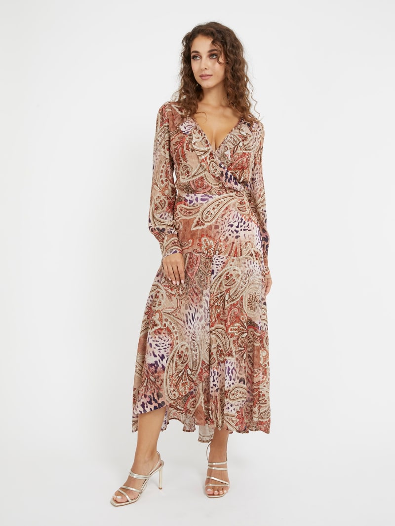 Abito lungo animalier shop