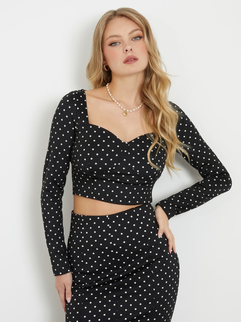 Polka dots top