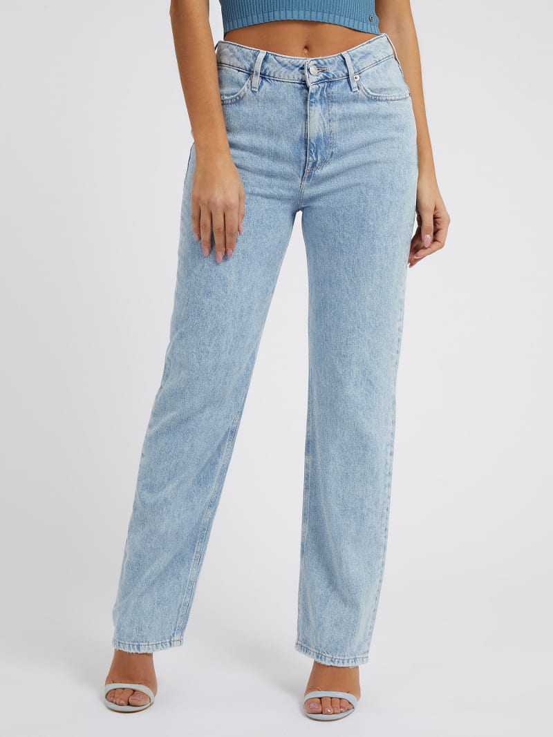 Relaxed fit denim broek