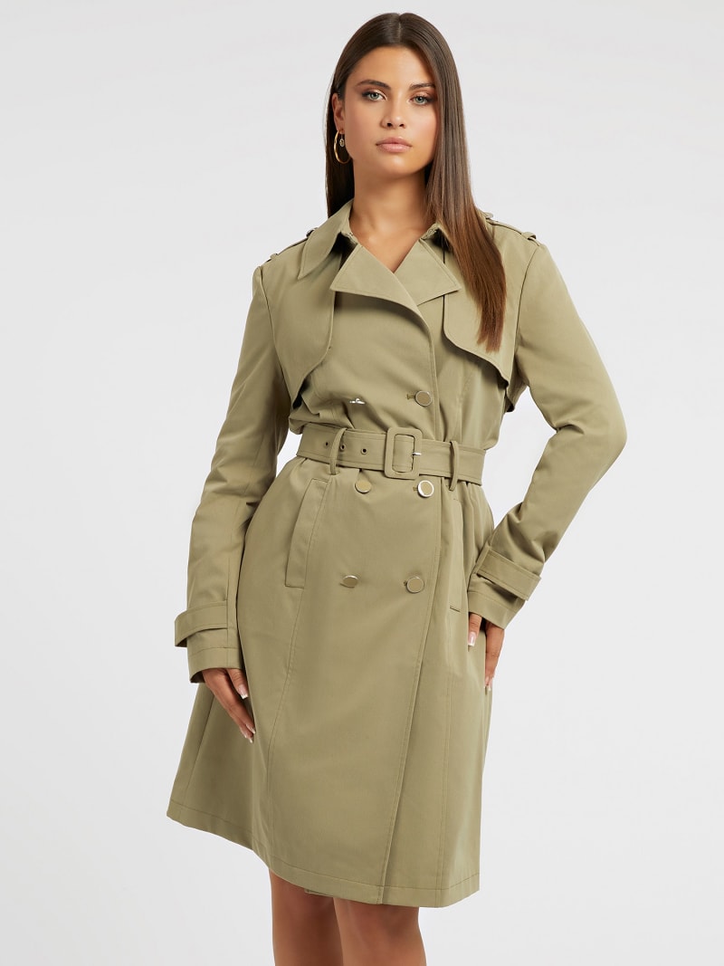 Klassischer Trenchcoat Damen GUESS® Offizielle seite
