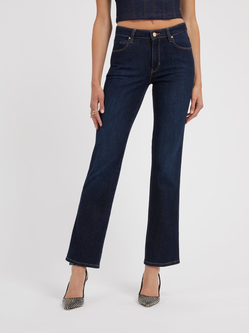 Pantalones regulares de mujer, Guess, Vaqueros rectos