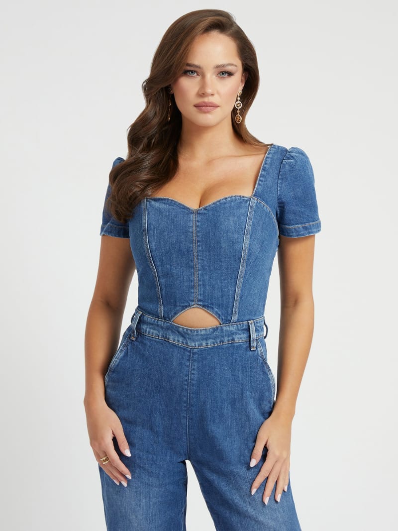 Guess Skinny Fit Jumpsuit Denim