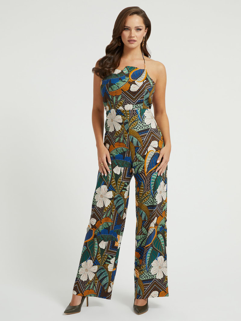 Floral print jumpsuit Women GUESS Past Collections