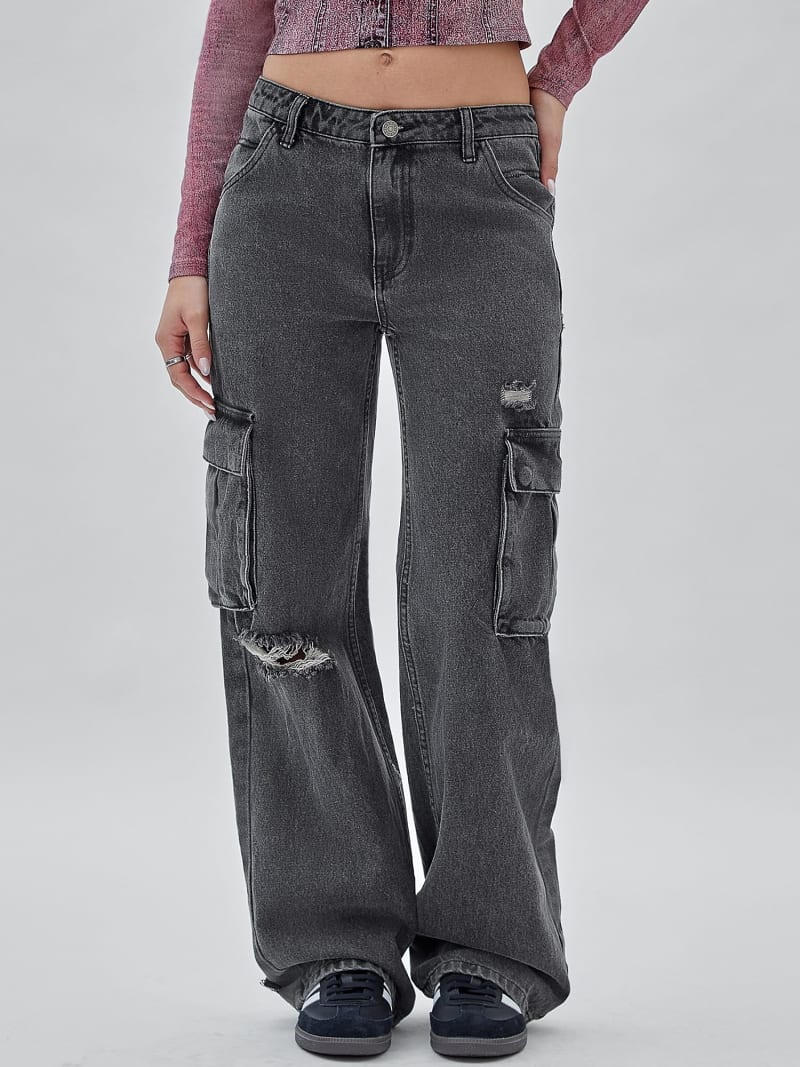 Jean effet usé femme shop