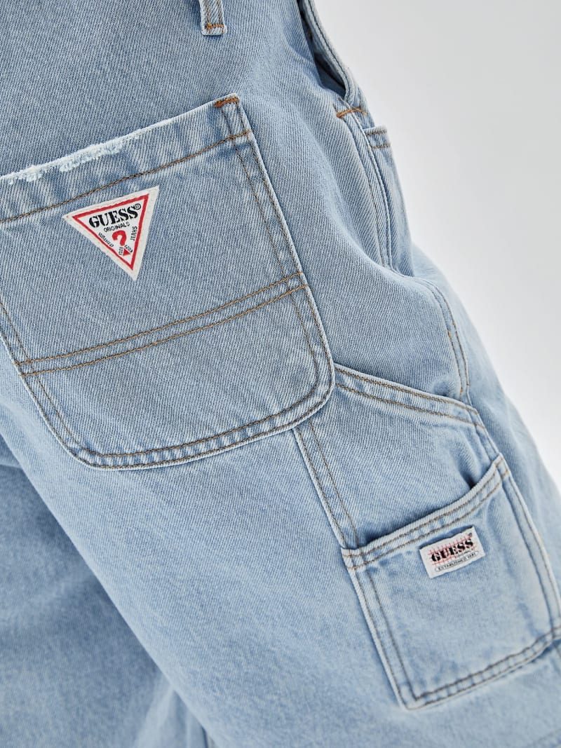 GUESS Originals Denim overall shorts Women