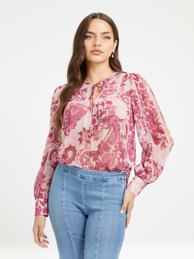 Blouse guess femme best sale