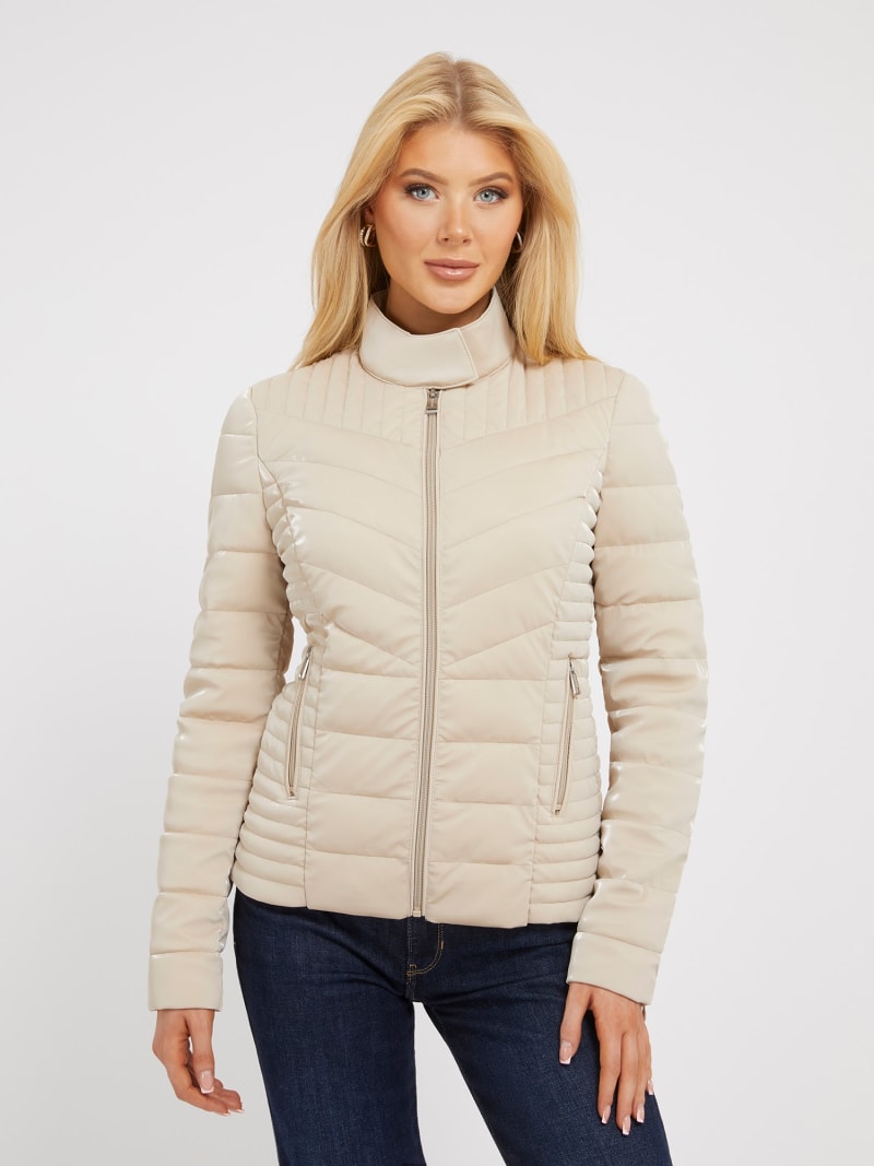 Women's slim hotsell fit puffer jacket