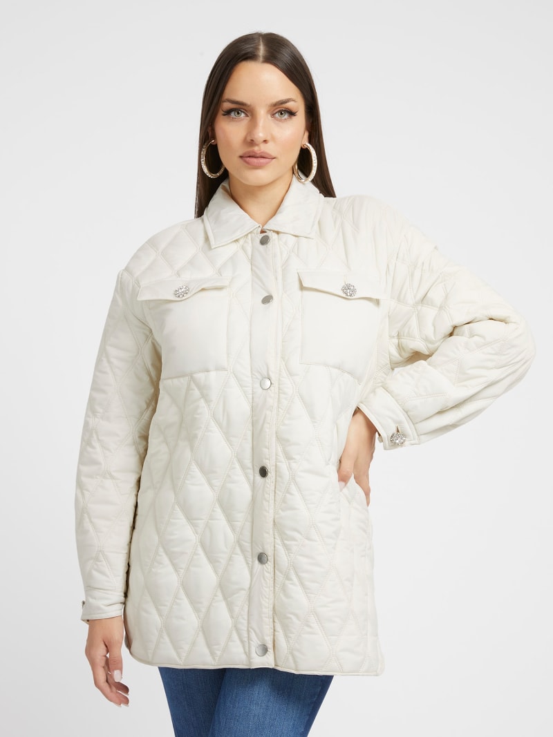 Guess quilted jacket discount