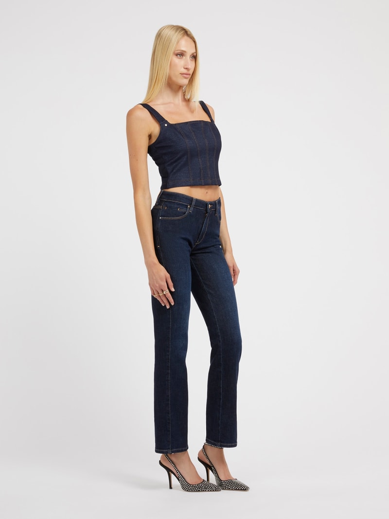 Guess denim cheap corset top