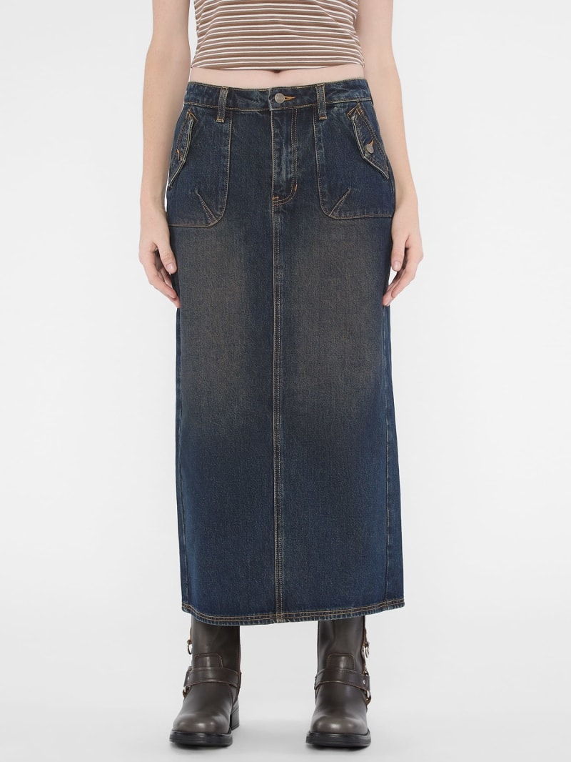 GUESS Originals Jupe longue jean Femme
