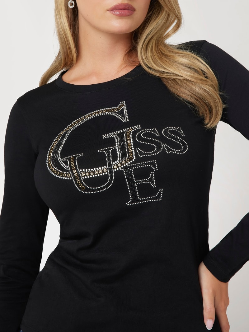 GUESS® Studs front logo t-shirt Women