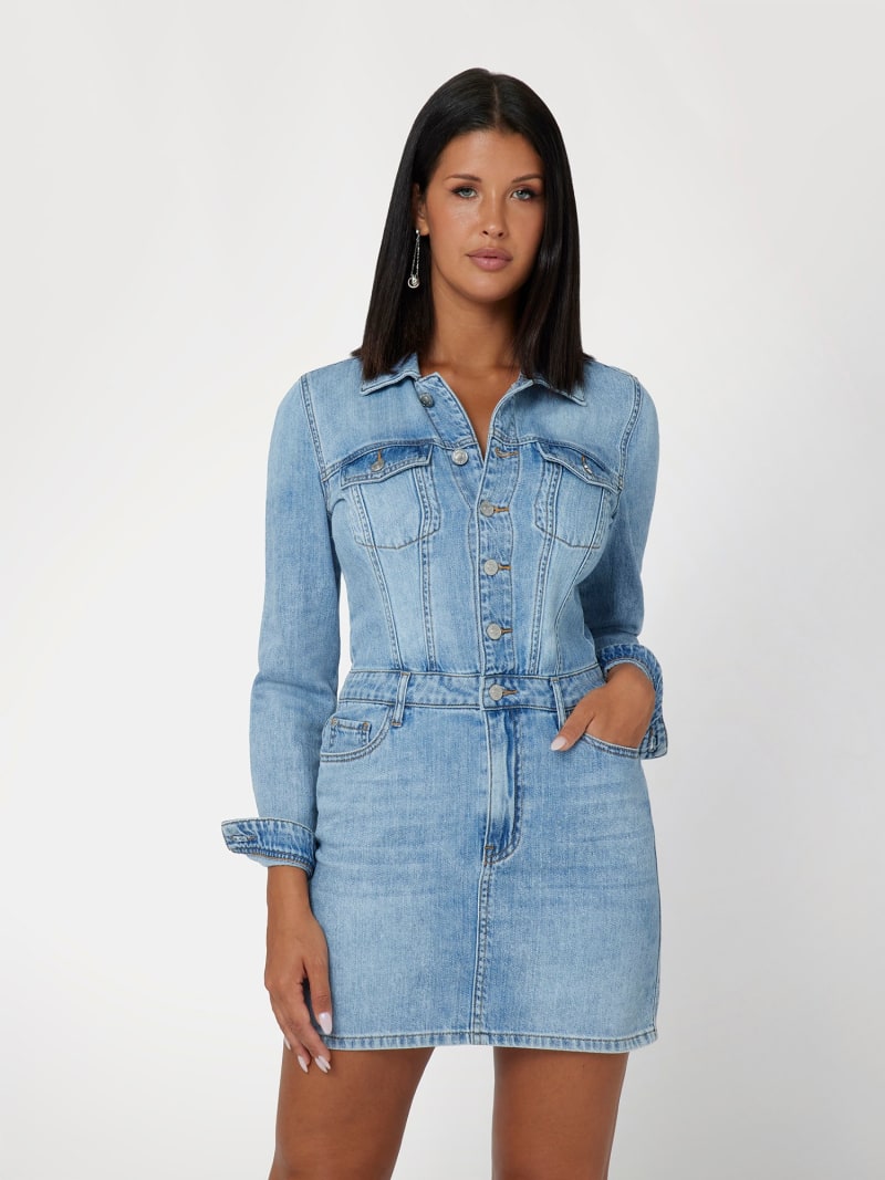 Robe chemise jean femme new arrivals