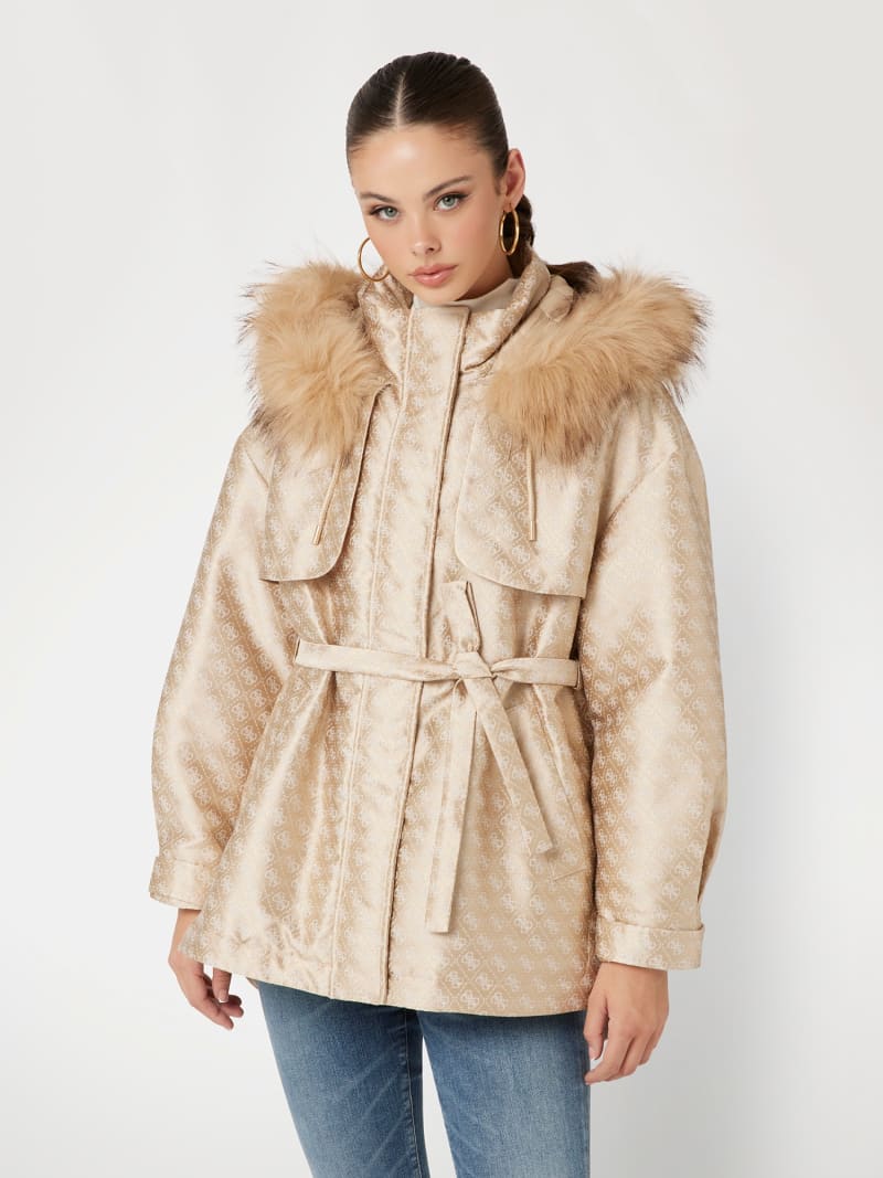 GUESS 4G logo parka Women