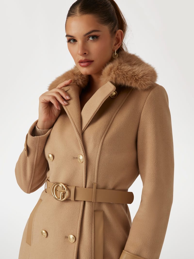 Guess envelope collar coat outlet