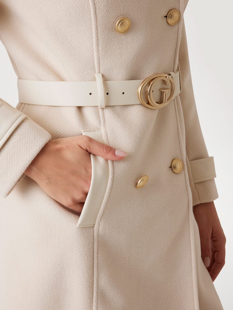 Guess envelope collar coat shop
