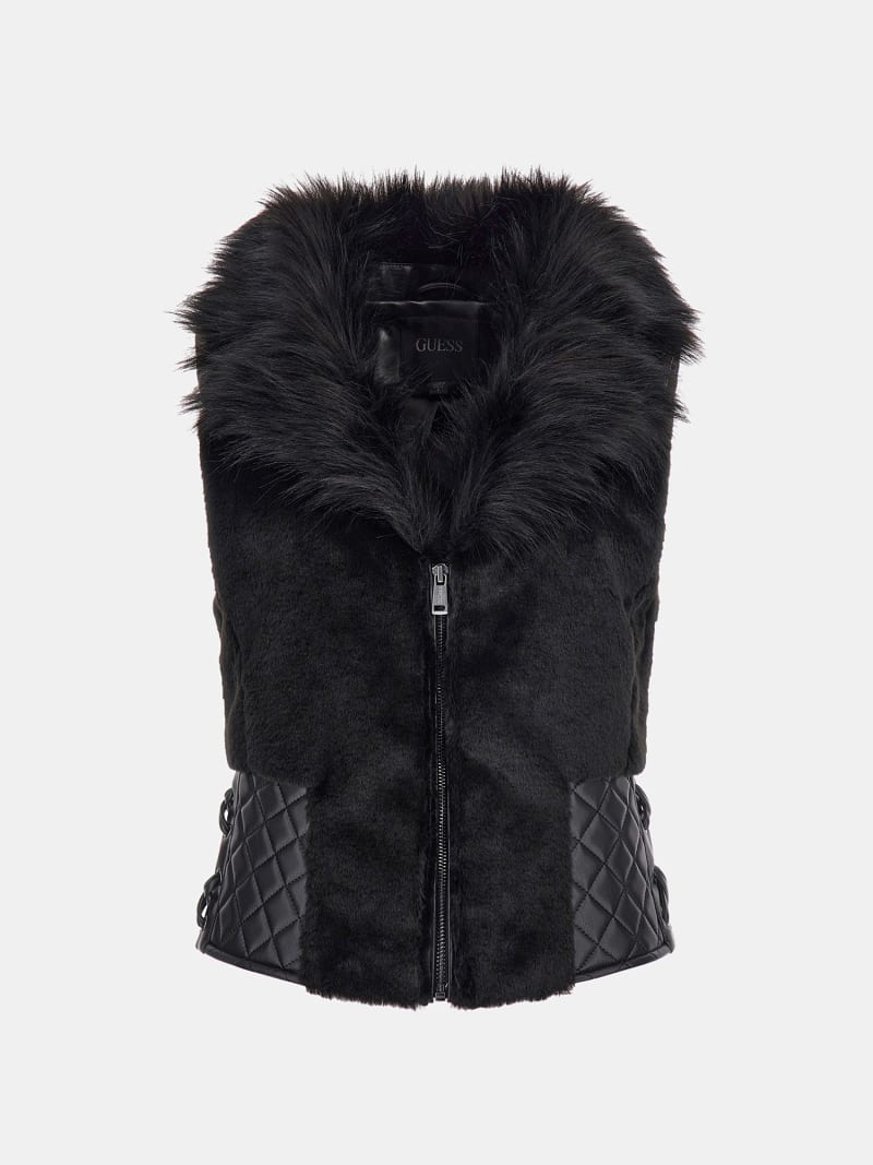 ドゥーズィエムクラス◆A POINT ETC◆FAKE FUR VEST Deuxieme Classe（ドゥーズィエムクラス）の「【A POINT ETC