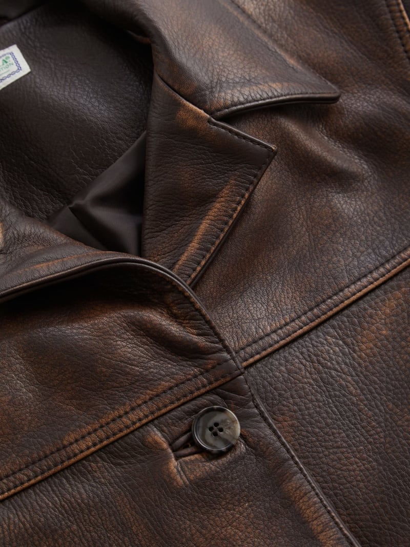 GUESS® Genuine leather jacket