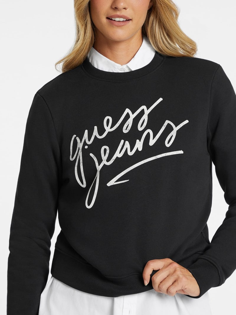 GUESS Classic Italic Logo Sweatshirt Women