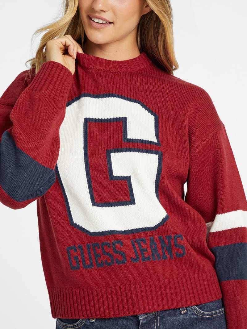 Wool Blend Logo Sweater