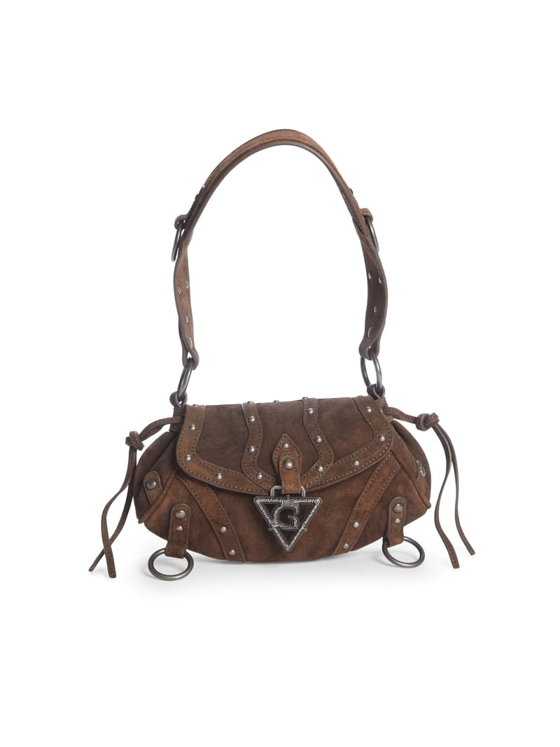 Genuine suede bag