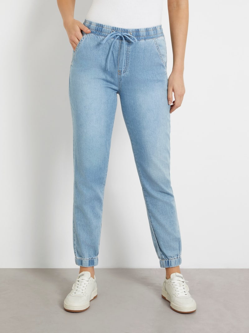 Mid Waist Jogger Jeans