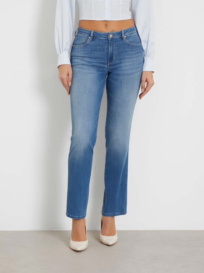 GUESS Mid rise straight denim pant Women