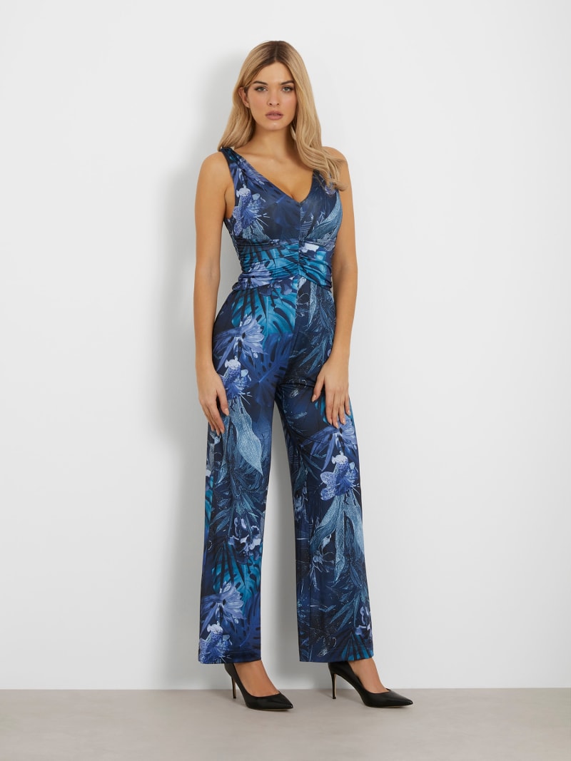 Flare-jumpsuit met print all-over