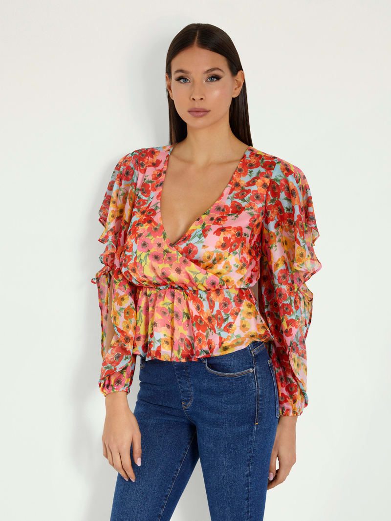 All over print blouse