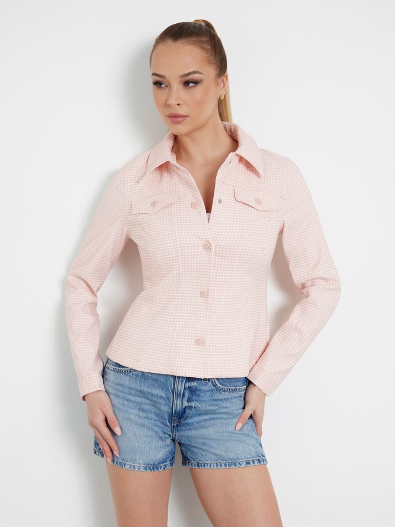 Veste vichy femme sales