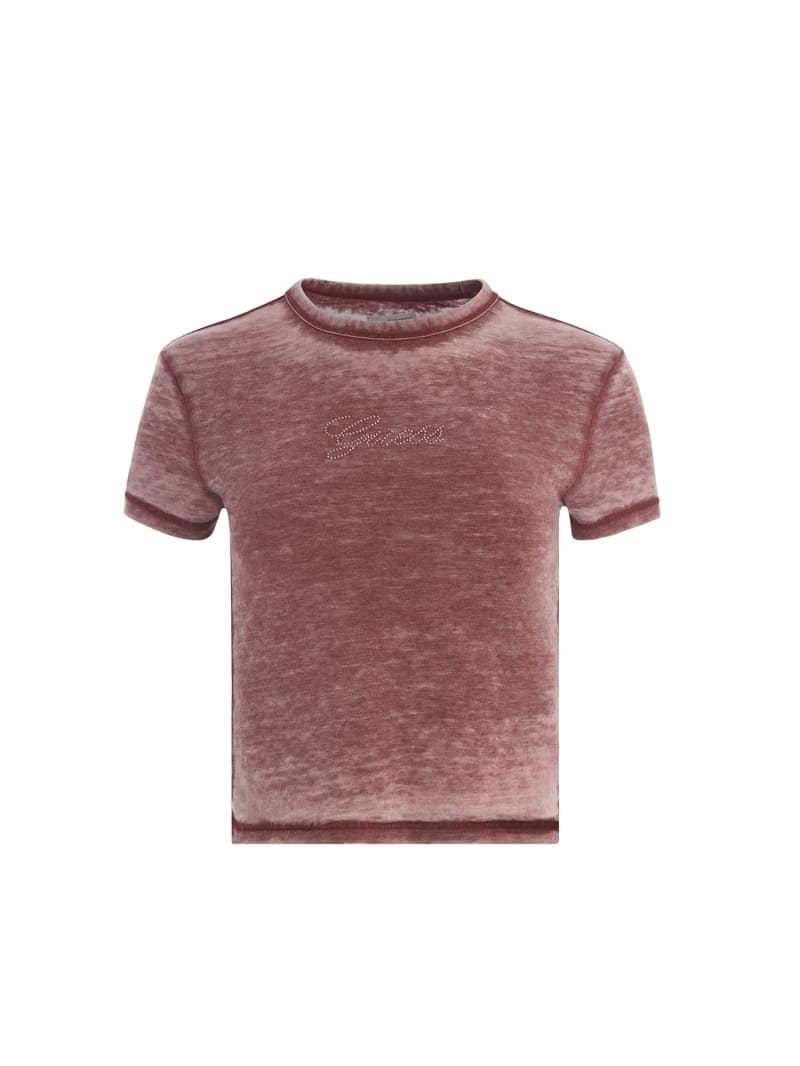 Maroon guess shirt store