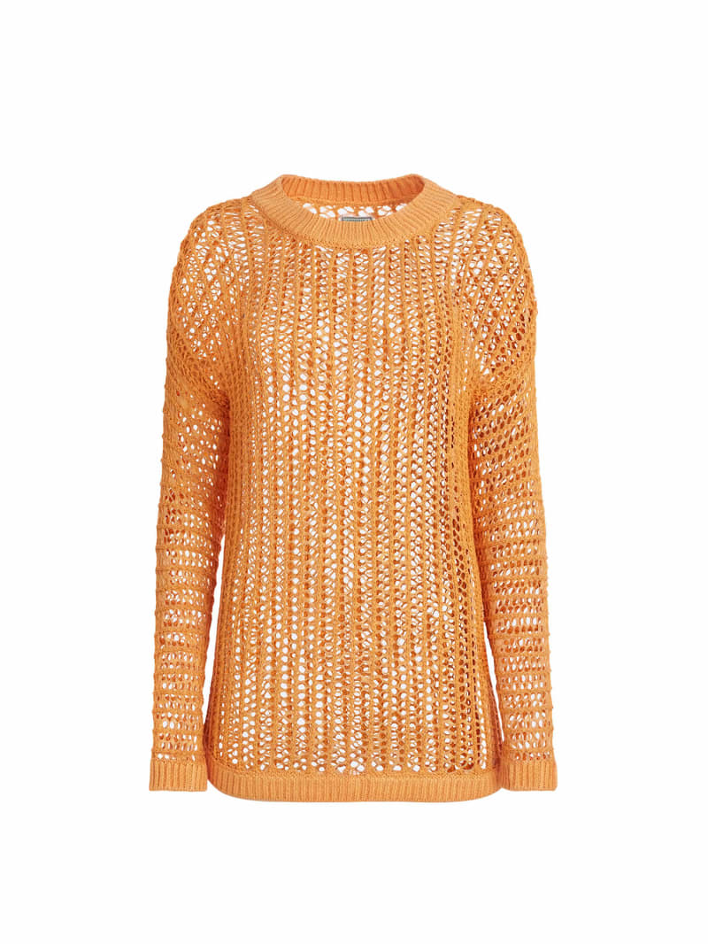 Women's open knit sweater online