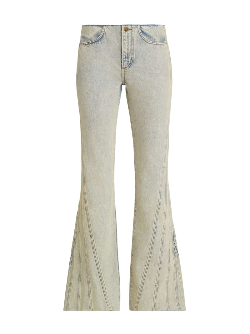 Low rise flare denim pant