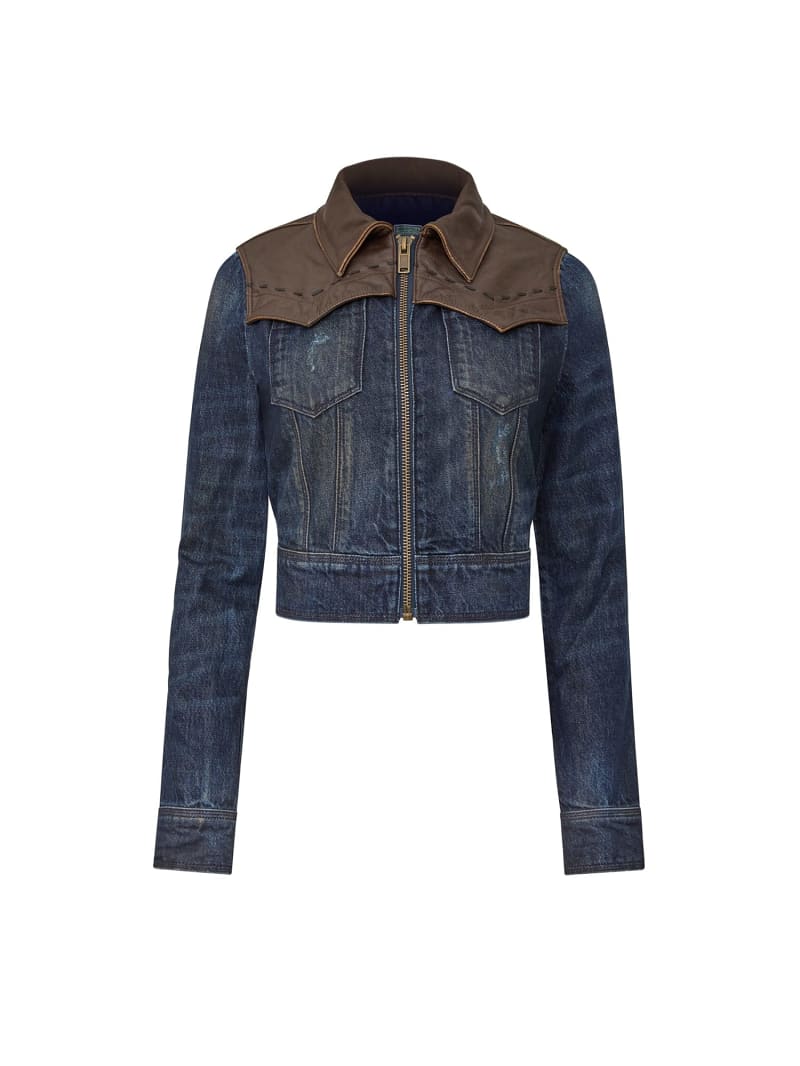Guess color block denim jacket 2025
