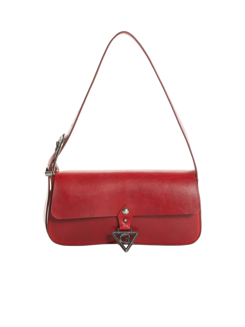 GUESS Borsa a spalla in vera pelle