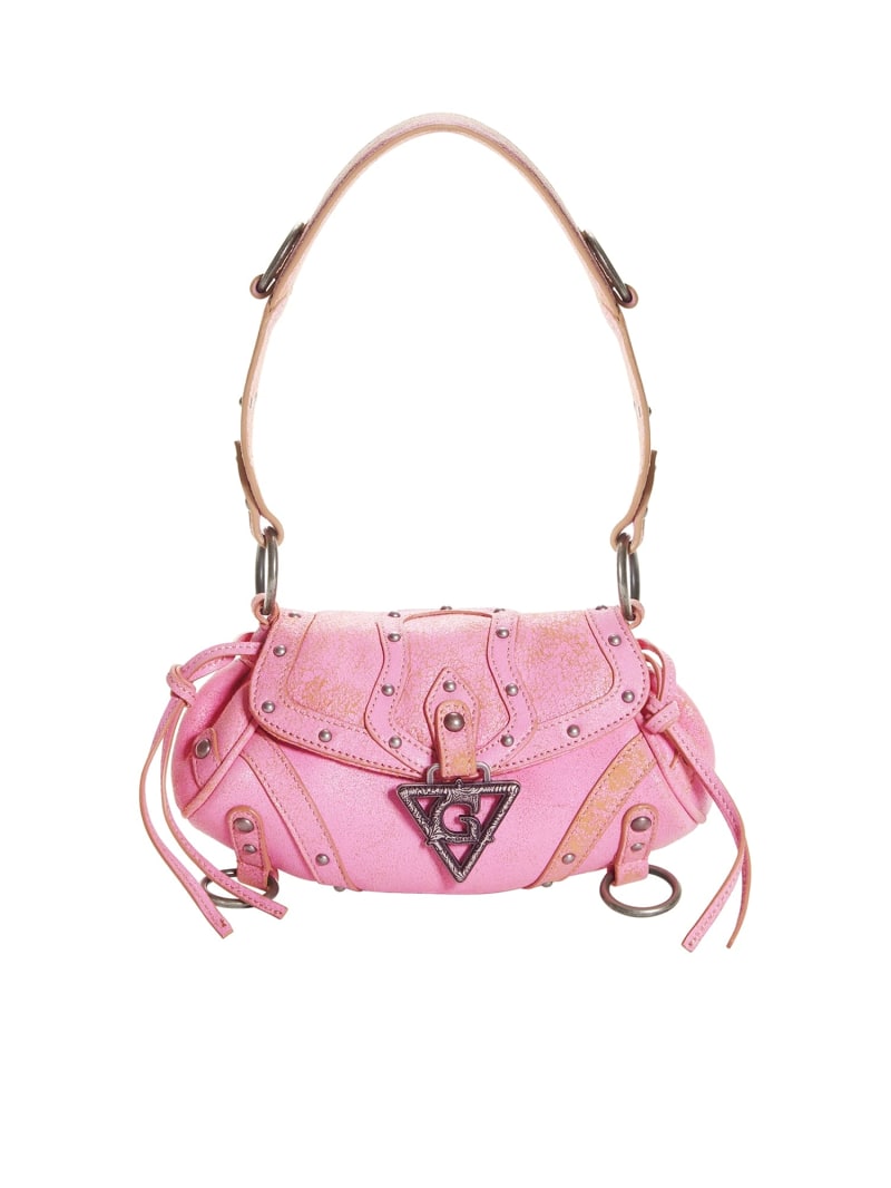 GUESS Mini borsa a spalla in vera pelle