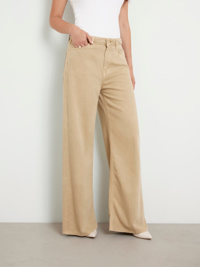 Denimowe spodnie fason wide leg model Bellflower
