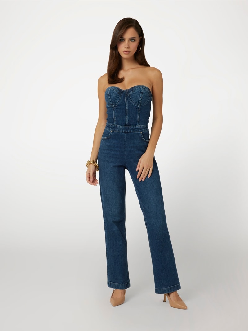 Guess bria denim jumpsuit discount
