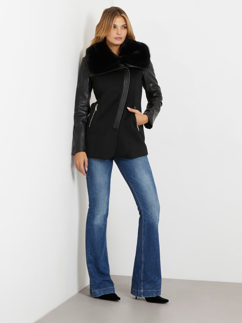 Guess knit best sale bib walker jacket