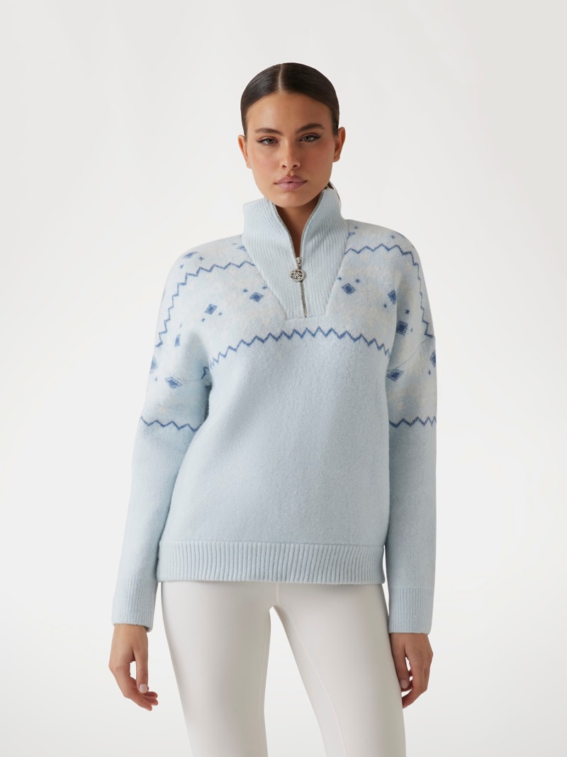 Guess half zip sweater sale