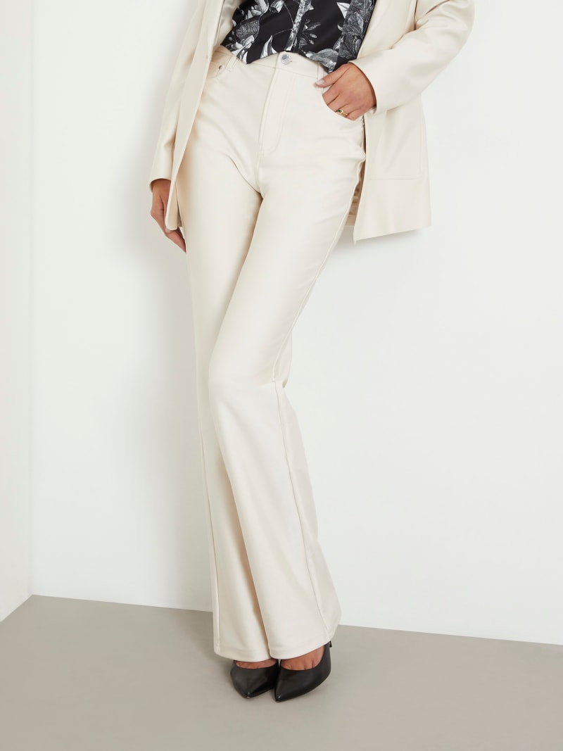 Pantalon droit taille haute