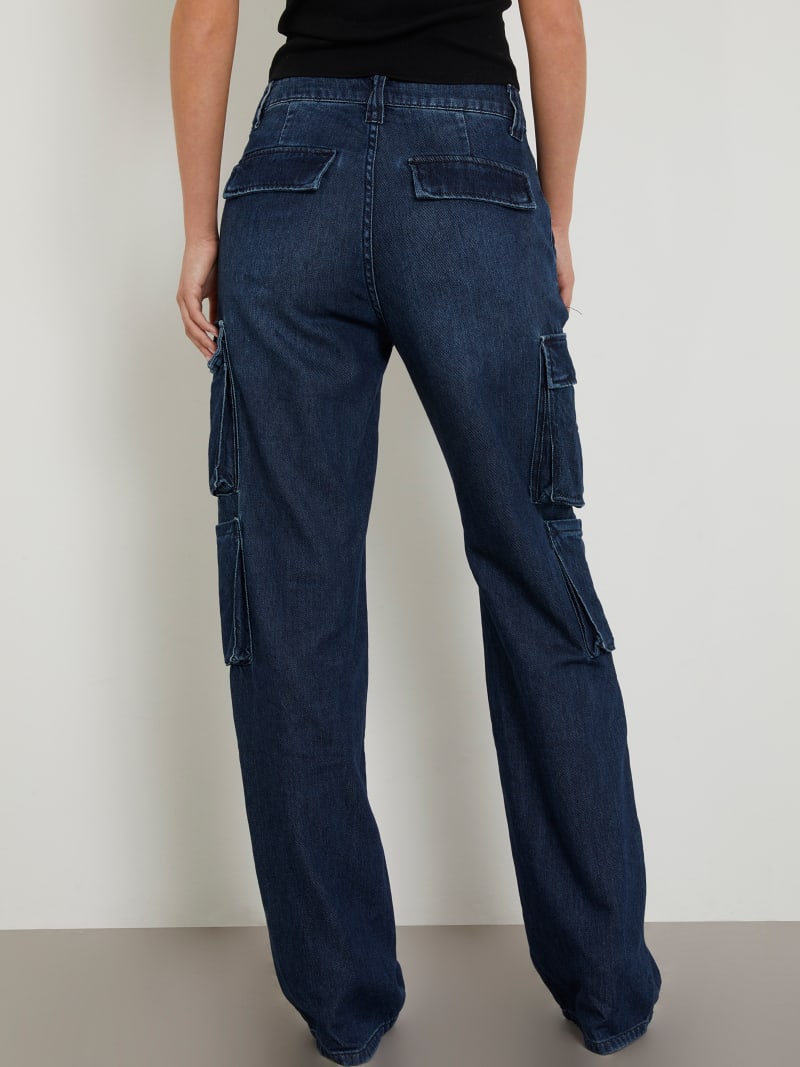 Regular Trendy Stylish Denim Cargo Jeans For Girls & Women, High Rise at Rs  399/piece in Surat