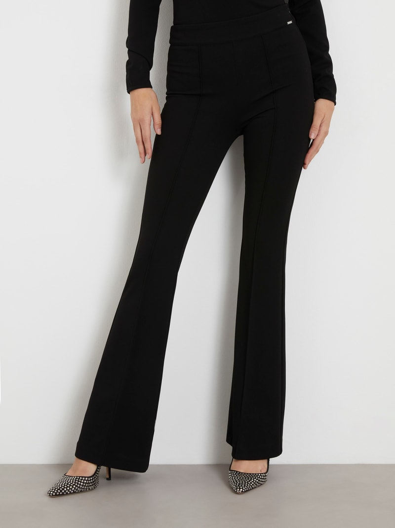High rise flare trousers clearance